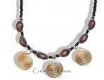 Necklaces with spirales